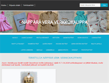 Tablet Screenshot of kauppa.napparavera.fi