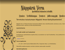 Tablet Screenshot of napparavera.fi